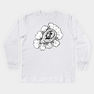 Abstract Graffiti Style Doodle Art Kids Long Sleeve T-Shirt